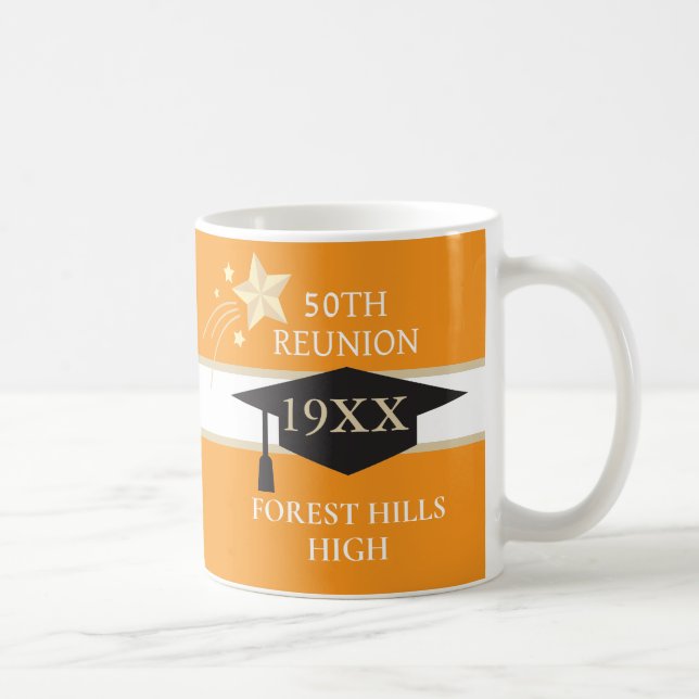 Caneca de café com as cores da escola da reunião d (Direita)