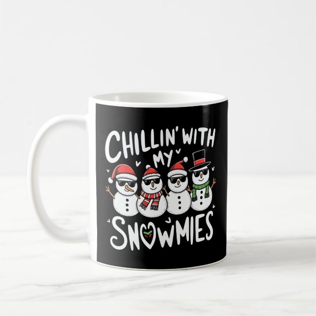 Caneca De Café Com As Minhas Neves Engraçadas Feliz Natal (Esquerda)