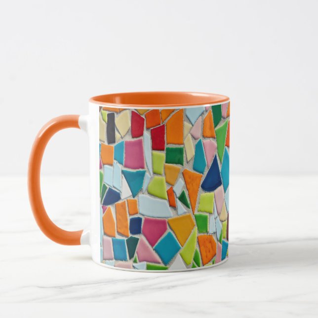caneca de café com azulejos mosaico (Esquerda)