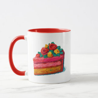 Caneca de Café com Bolo