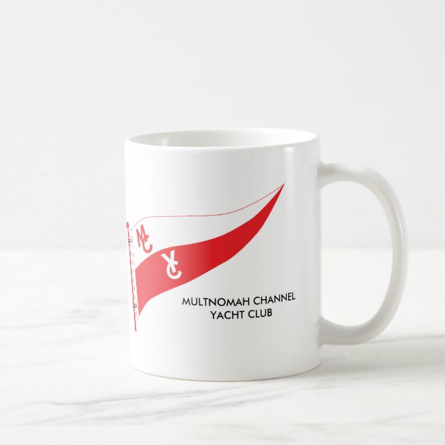 Caneca de café com burgee duplo (Direita)