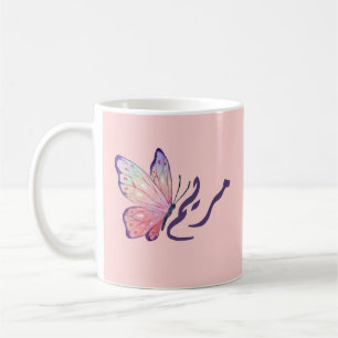 Caneca de Café com Caligrafia Árabe Personalizada
