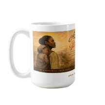 Caneca de café com capa de livro