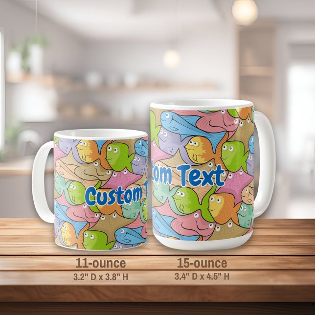 Caneca de café com cartoon (Criador carregado)