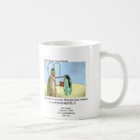 Caneca de Café com Cartoon Divertido da Armadilha