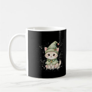 Caneca de café com chapéu pontiagudo de Natal para