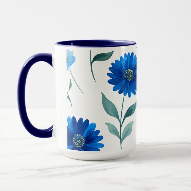 Caneca de Café com Charme e Estampa Floral (Esquerda)