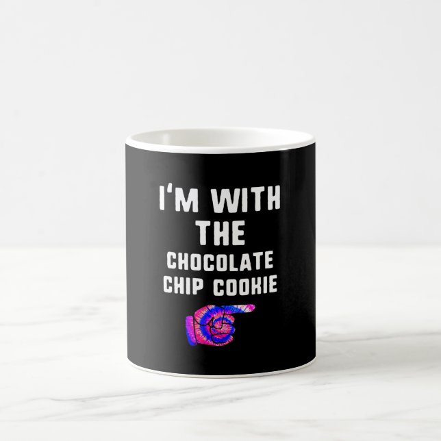 Caneca De Café Com Chocolate Chip Cookie Tie Dye Halloween (Centro)