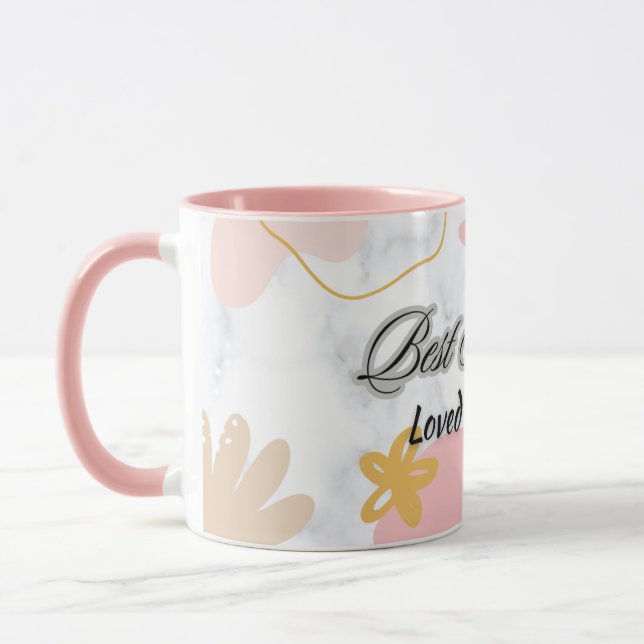 Caneca de café com citação de amor materno  (Esquerda)