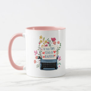 Caneca de Café com Citação de Amor Próprio