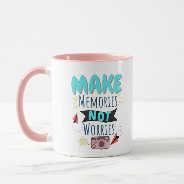 Caneca de café com citação de fotografia estética (Esquerda)