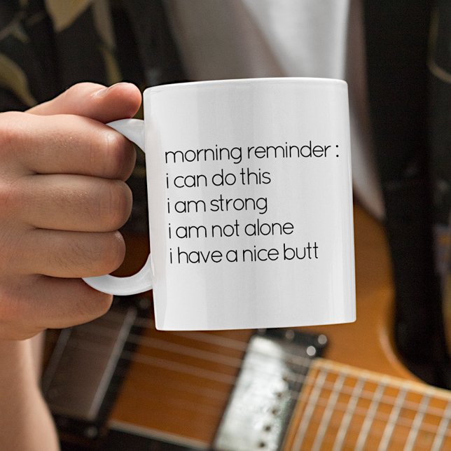 Caneca de Café com Citação Engraçada “Eu Tenho Um  (Criador carregado)