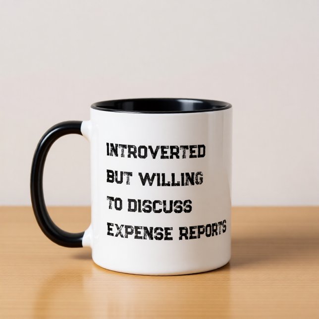 Caneca de café com citação engraçada para contador (Criador carregado)