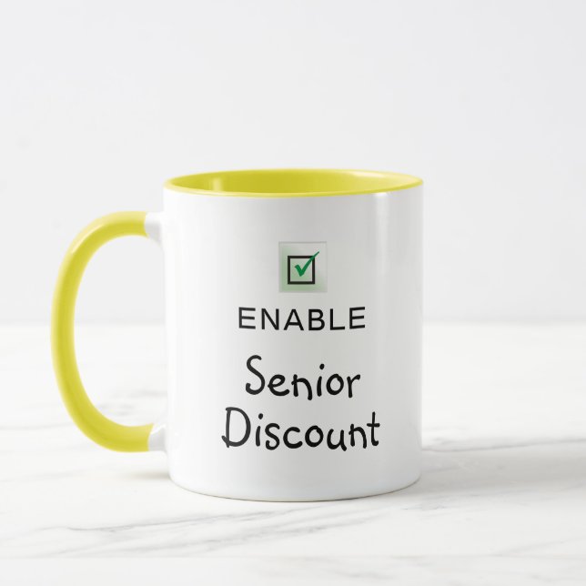 Caneca de Café com Citação Engraçada sobre Ativar  (Esquerda)