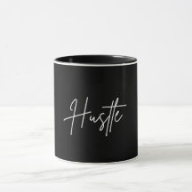 Caneca de Café com Citação Hustle