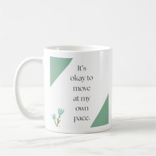 Caneca de Café com Citação Inspiradora