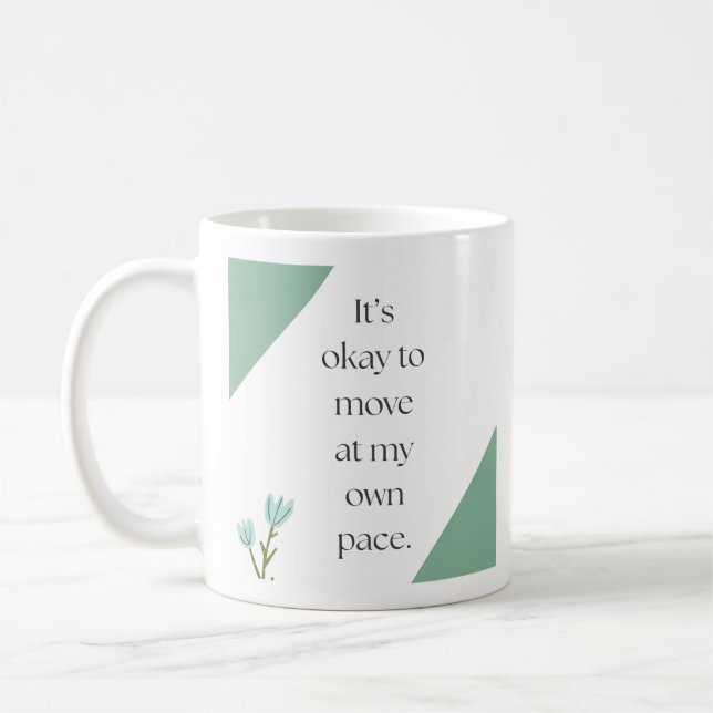 Caneca de Café com Citação Inspiradora (Esquerda)