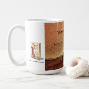caneca de café com citação inspiradora sobre ar