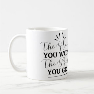 Caneca de Café com Citação Motivacional