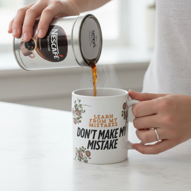 Caneca de Café com Citação Motivacional de Mentali (Criador carregado)