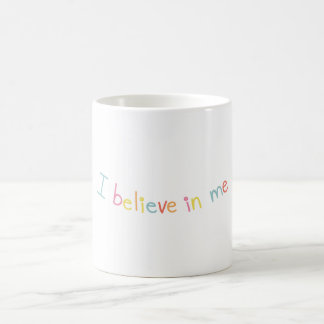 Caneca de Café com Citação Motivacional Eu Acredit