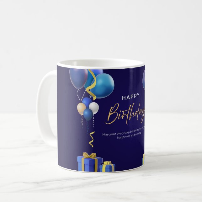 Caneca de Café com Citação Romântica . (Frente Esquerda)