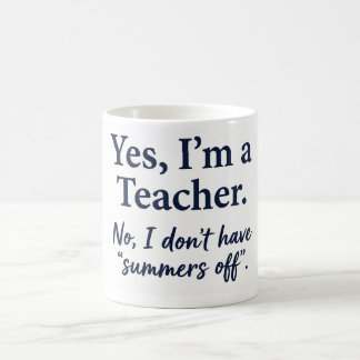 Caneca de Café com Citação Sarcástica "Sem Férias