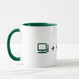 Caneca de café com código de programador engraçado