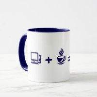 Caneca de café com código de programador engraçado