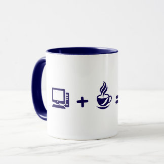 Caneca de café com código de programador engraçado