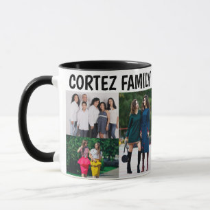 CANECA DE CAFÉ COM COLAGEM DE FOTOS PERSONALIZADAS