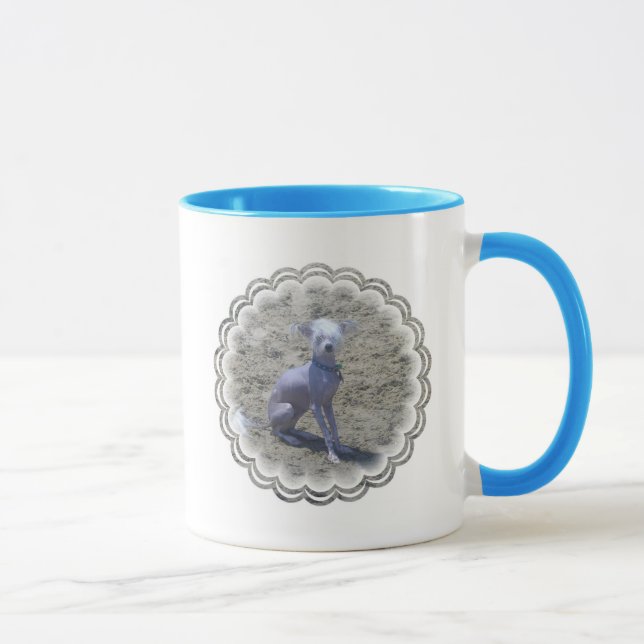 Caneca de café com crista chinesa do cão (Direita)