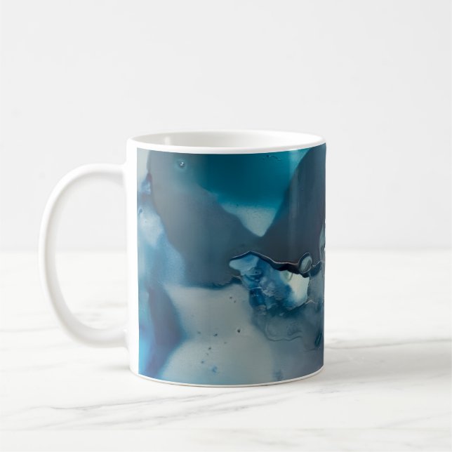 Caneca de Café com Design Abstrato (Esquerda)
