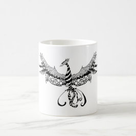 Caneca de café com design de Phoenix
