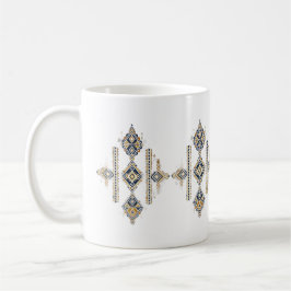 CANECA DE CAFÉ com design de simetria abstrata em
