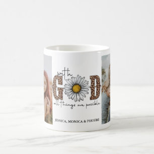 Caneca De Café "Com Deus Todas As Coisas São Possíveis"