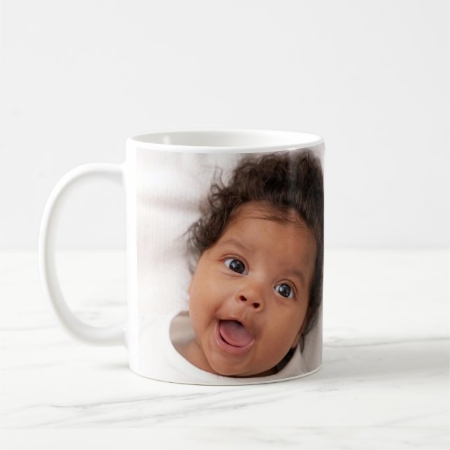 Caneca de café com duas fotos (Esquerda)