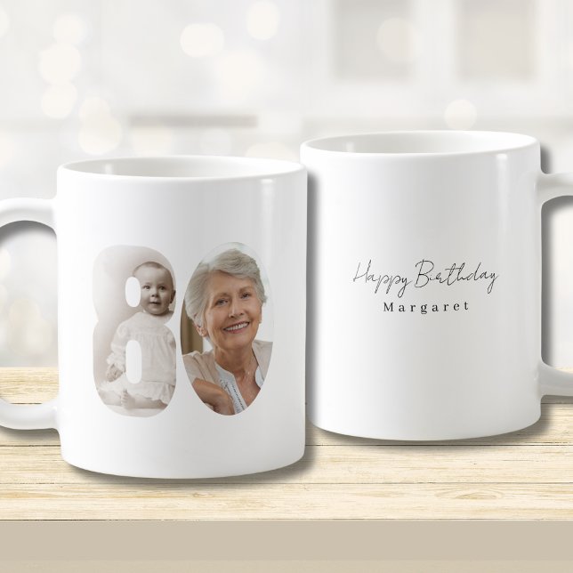 Caneca de Café com Duas Fotos Personalizadas para  (Criador carregado)