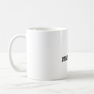 Caneca de Café com Equação da Física Segunda Lei