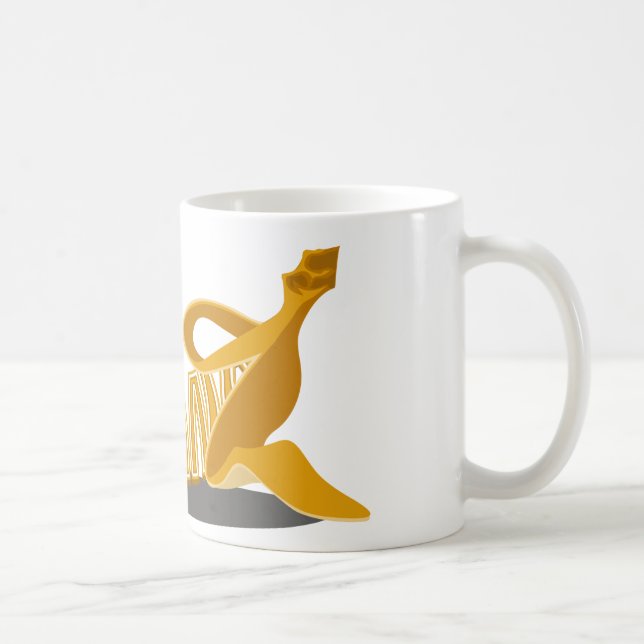 Caneca de café com erro tipográfico da banana (Direita)