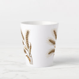 Caneca de Café com Espigas de Trigo – Xícara de Ca