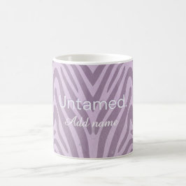Caneca de Café com Estampa de Zebra Selvagem