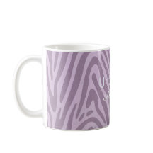 Caneca de Café com Estampa de Zebra Selvagem