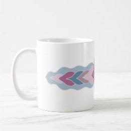 Caneca de Café com Estampa Pastel Folk