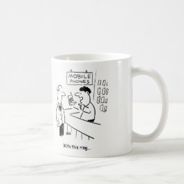 Caneca De Café Com Este Anel. Vendendo um Telefone a um Vicar