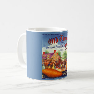 Caneca de Café com Etiqueta de Inhames Old Timers