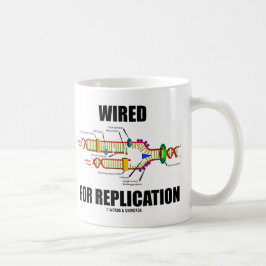 Caneca De Café Com Fio para Replicação (Replicação do DNA)
