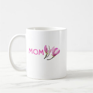 Caneca de Café com Flor de Nascimento Personalizad
