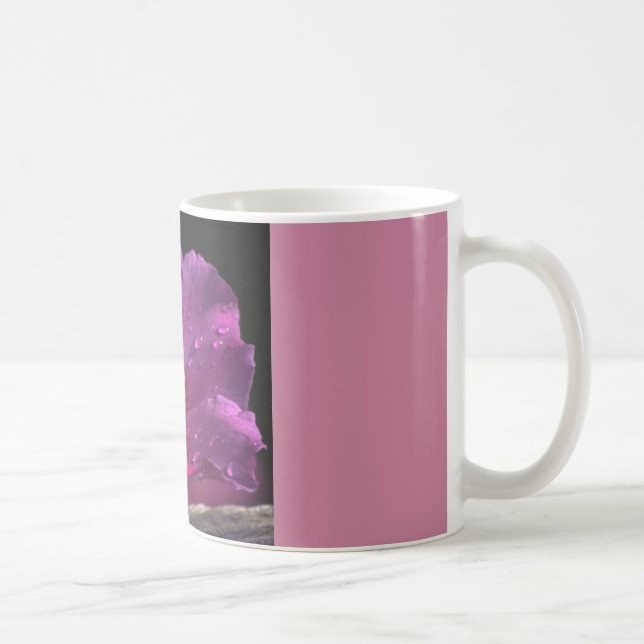 caneca de café com flor roxa (Direita)