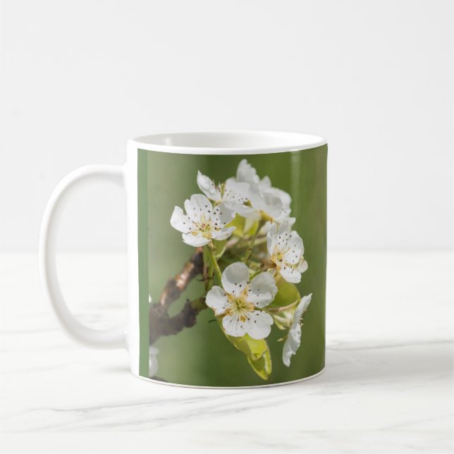 Caneca de Café com Flores Lindas (Esquerda)